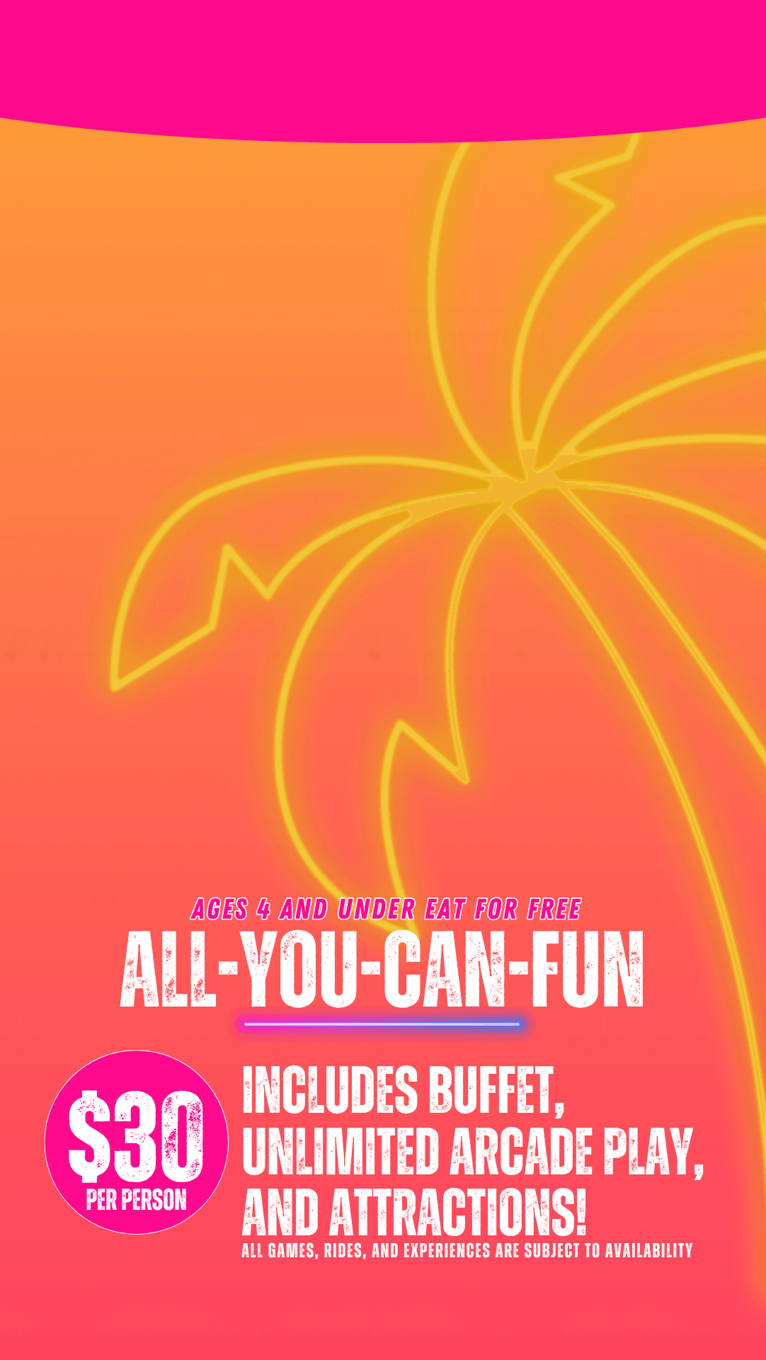 All You Can Fun Banner Phone