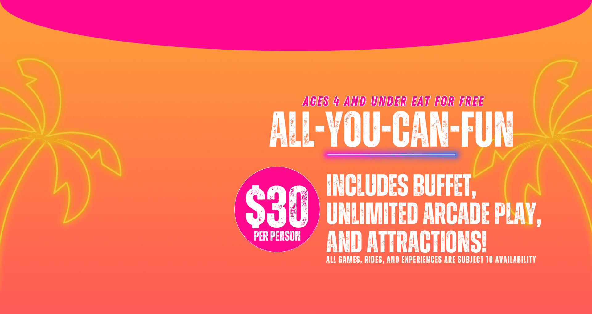 All You Can Fun Banner